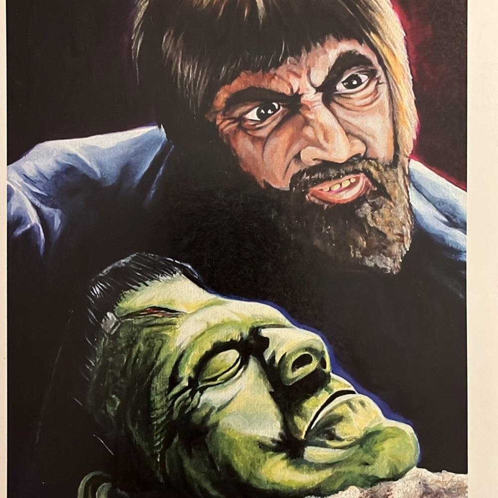 Frankenstein art print 6x9 -artist Primo